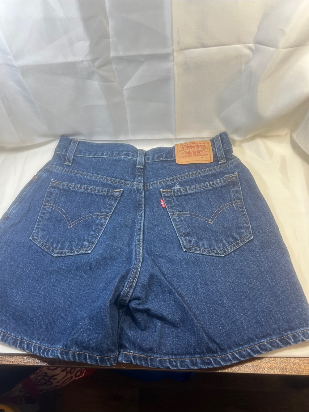 Levi's Blue Vintage-Inspired Denim Shorts